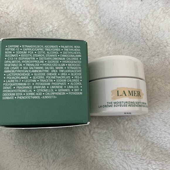 La Mer The Moisturizing Soft Cream Sample Travel Size  0.24 oz / 7 ml New In Box - Picture 5 of 5